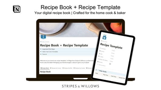 Notion Recipe Book | Notion Recipe Template