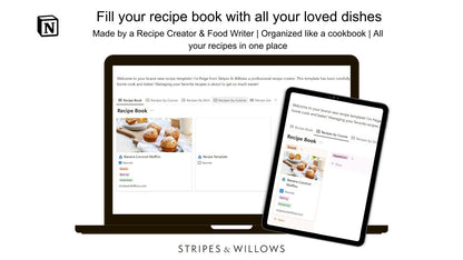 Notion Recipe Book | Notion Recipe Template